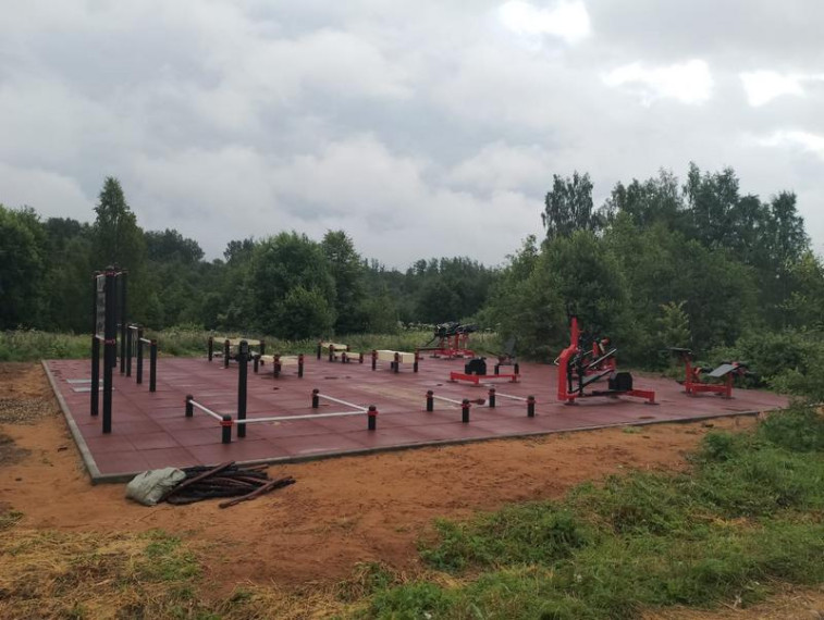 В д. Марфино появилась малая спортивная площадка. В д. Марфино появилась малая спортивная площадка.